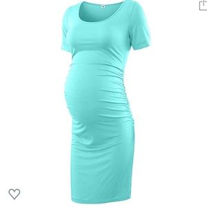 Short sleeve Bodycon maternity dress